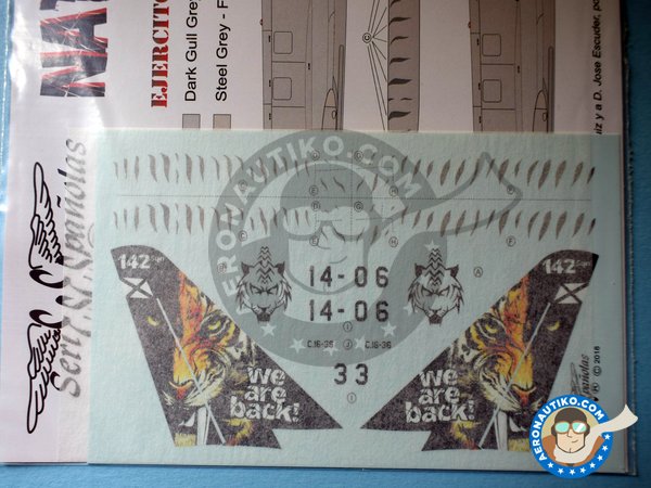 Image 2: Eurofighter Typhoon NATO TIGER MEET 2016 14 Wing New 2018 |  in 1/72 scale manufactured by Series Españolas (ref. SE3572)