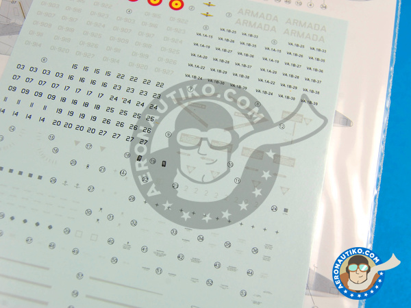 Image 2: McDonnell Douglas AV-8B Harrier AV-8B Plus / AV-8B / TAV-8B |  in 1/72 scale manufactured by Series Españolas (ref. SE372)