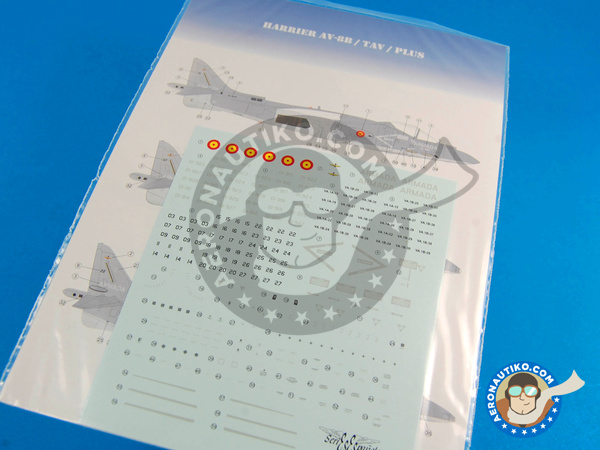 Image 4: McDonnell Douglas AV-8B Harrier AV-8B Plus / AV-8B / TAV-8B |  in 1/72 scale manufactured by Series Españolas (ref. SE372)