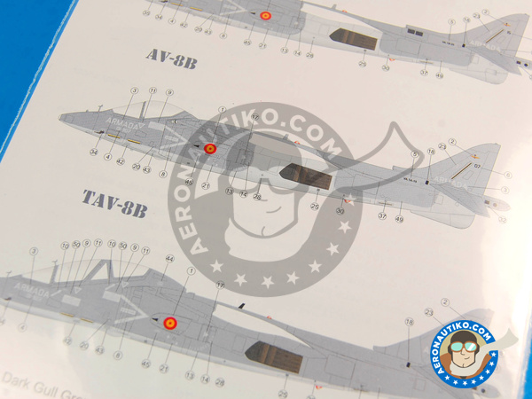 Image 5: McDonnell Douglas AV-8B Harrier AV-8B Plus / AV-8B / TAV-8B |  in 1/72 scale manufactured by Series Españolas (ref. SE372)