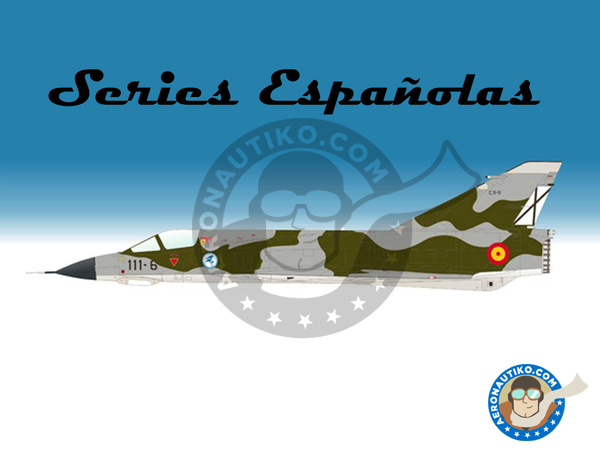 Image 1: Dassault Mirage III EE/DE |  in 1/48 scale manufactured by Series Españolas (ref. SE448)