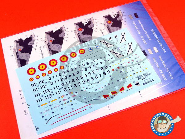 Image 5: Dassault Mirage III EE/DE |  in 1/72 scale manufactured by Series Españolas (ref. SE472)