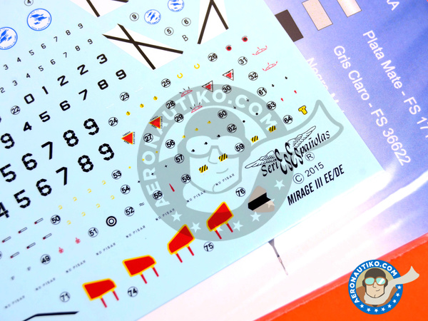 Image 6: Dassault Mirage III EE/DE |  in 1/72 scale manufactured by Series Españolas (ref. SE472)