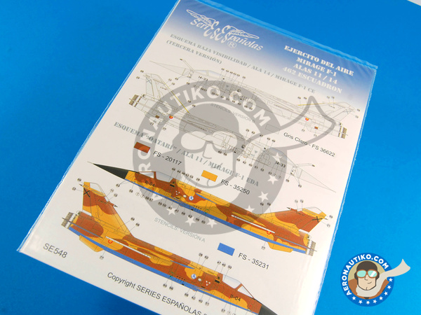 Image 1: Dassault Mirage F1 |  in 1/72 scale manufactured by Series Españolas (ref. SE572)