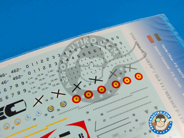 Image 4: Dassault Mirage F1 |  in 1/72 scale manufactured by Series Españolas (ref. SE572)