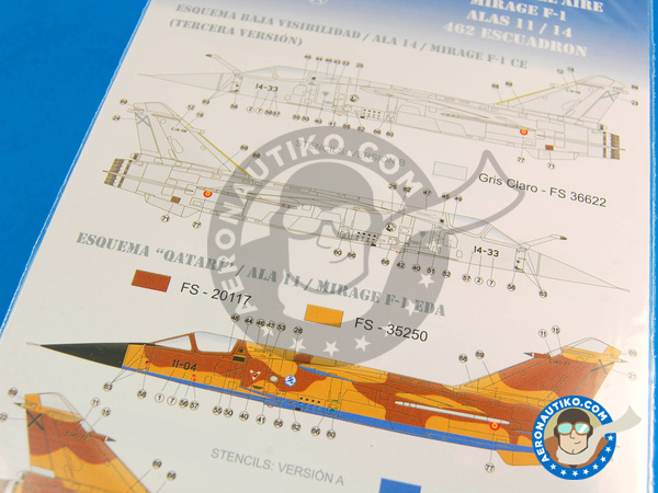 Image 7: Dassault Mirage F1 |  in 1/72 scale manufactured by Series Españolas (ref. SE572)