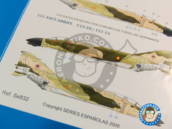 Image 7: McDonnell Douglas F-4 Phantom II C |  in 1/32 scale manufactured by Series Españolas (ref. SE832)