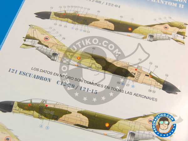 Image 8: McDonnell Douglas F-4 Phantom II C |  in 1/32 scale manufactured by Series Españolas (ref. SE832)