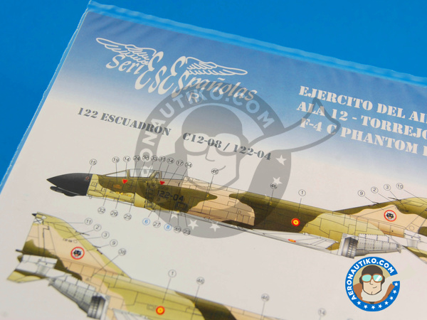 Image 9: McDonnell Douglas F-4 Phantom II C |  in 1/32 scale manufactured by Series Españolas (ref. SE832)