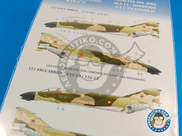 Image 3: McDonnell Douglas F-4 Phantom II C |  in 1/48 scale manufactured by Series Españolas (ref. SE848)