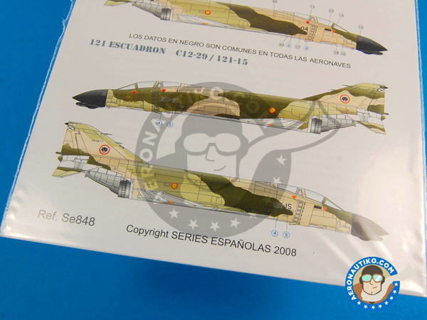 Image 4: McDonnell Douglas F-4 Phantom II C |  in 1/48 scale manufactured by Series Españolas (ref. SE848)