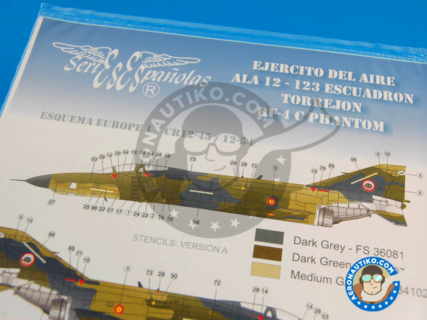 Image 2: McDonnell Douglas F-4 Phantom II C |  in 1/48 scale manufactured by Series Españolas (ref. SE948)