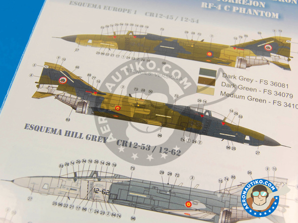 Image 3: McDonnell Douglas F-4 Phantom II C |  in 1/48 scale manufactured by Series Españolas (ref. SE948)