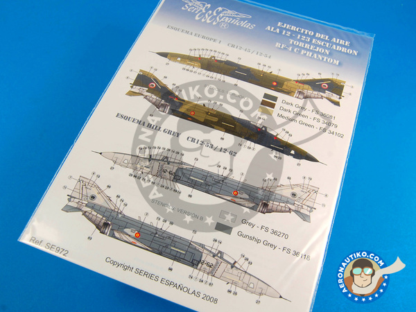 Image 1: McDonnell Douglas F-4 Phantom II C |  in 1/72 scale manufactured by Series Españolas (ref. SE972)