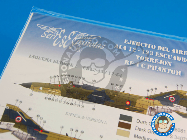 Image 2: McDonnell Douglas F-4 Phantom II C |  in 1/72 scale manufactured by Series Españolas (ref. SE972)