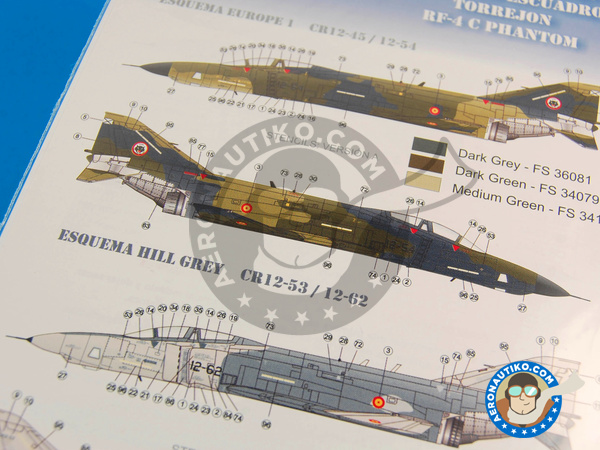 Image 3: McDonnell Douglas F-4 Phantom II C |  in 1/72 scale manufactured by Series Españolas (ref. SE972)