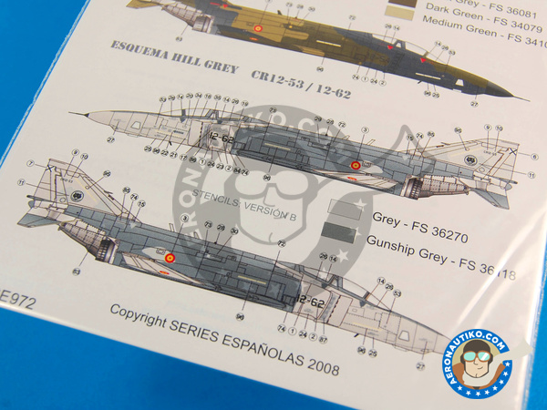 Image 4: McDonnell Douglas F-4 Phantom II C |  in 1/72 scale manufactured by Series Españolas (ref. SE972)