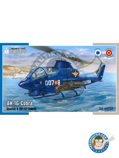 AH-1G "Cobra" & IDF/AF Cobras | Helicopter kit in 1/48 scale manufactured by Special Hobby (ref. SH48202) image