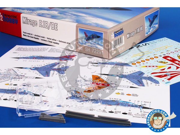 Image 11: Mirage F.1B/BE | Airplane kit in 1/72 scale manufactured by Special Hobby (ref. SH72291)