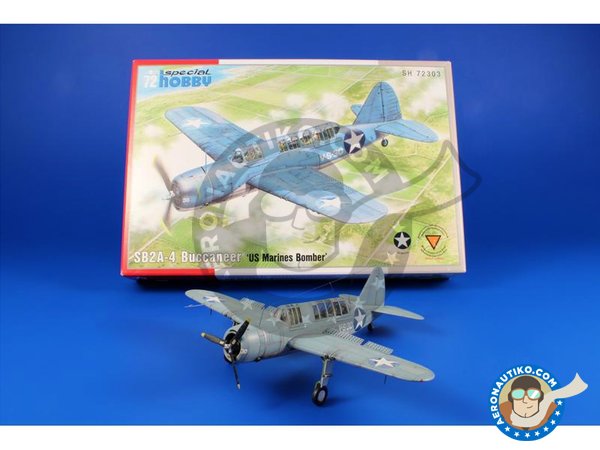 Image 1: SB2A-4 Buccaneer 'US Marines Bomber' | Airplane kit in 1/72 scale manufactured by Special Hobby (ref. SH72303)
