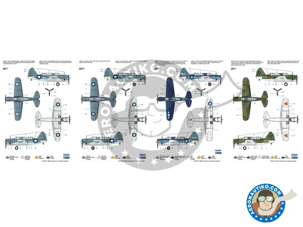 Image 2: SB2A-4 Buccaneer 'US Marines Bomber' | Airplane kit in 1/72 scale manufactured by Special Hobby (ref. SH72303)