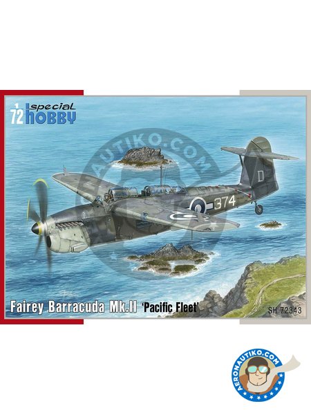 Fairey Barracuda Mk.II 'Pacific Fleet' 1/72 | Airplane kit in 1/72 scale manufactured by Special Hobby (ref. SH72343) image
