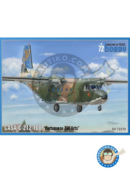 CASA C.212-100 TAIL ART 1/72 | Airplane kit in 1/72 scale manufactured by Special Hobby (ref. SH72376) image