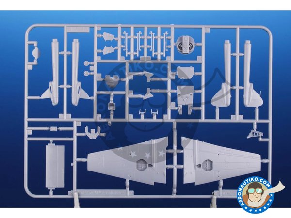 Image 3: DH.100 Vampire Mk.3 'European and American Operators' | Airplane kit in 1/72 scale manufactured by Special Hobby (ref. SH72453)