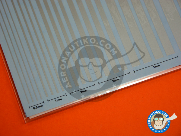Image 4: Silver lines | Decals manufactured by Studio27 (ref. ST27-FP0030)