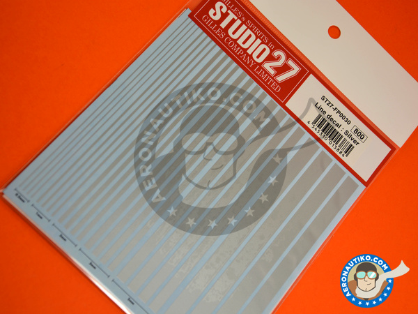 Image 5: Silver lines | Decals manufactured by Studio27 (ref. ST27-FP0030)