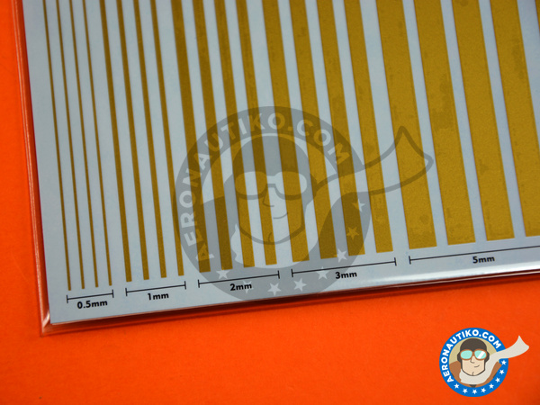 Image 4: Gold lines | Decals manufactured by Studio27 (ref. ST27-FP0031)