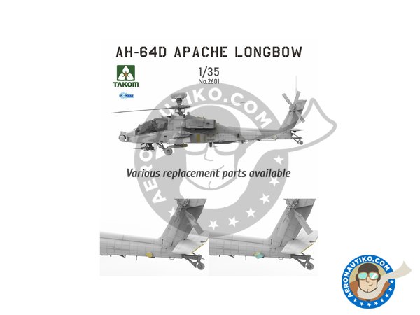 Image 1: AH-64D Apache Longbow | Helicopter kit in 1/35 scale manufactured by Takom (ref. 2601)