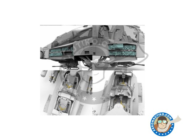Image 4: AH-64D Apache Longbow | Helicopter kit in 1/35 scale manufactured by Takom (ref. 2601)
