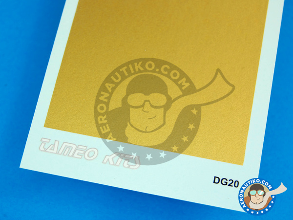 Image 1: 45 x 120 mm Gold | Decals manufactured by Tameo Kits (ref. DG20)