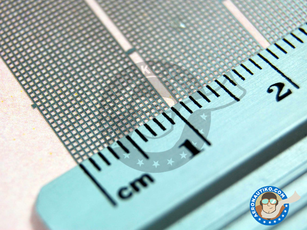 Image 4: Small pattern grille 10 x 25 mm | Mesh manufactured by Tameo Kits (ref. FT26)