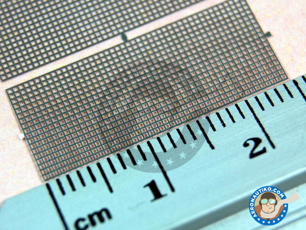 Image 6: Small pattern grille 10 x 25 mm | Mesh manufactured by Tameo Kits (ref. FT26)