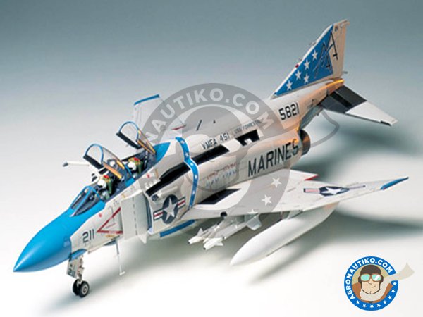Image 1: McDonnell Douglas F-4 Phantom II J | Maqueta de avión en escala 1/32 fabricado por Tamiya (ref. 60306)