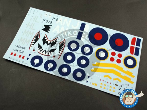 Image 10: Supermarine Spitfire Mk.VIII | Airplane kit in 1/32 scale manufactured by Tamiya (ref. 60320)