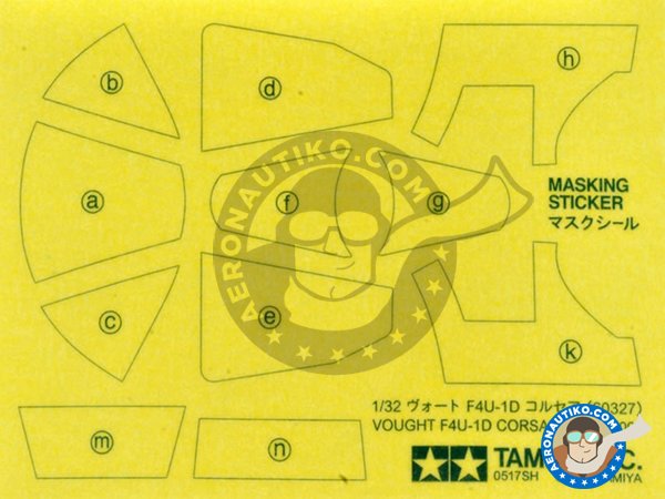 Image 6: Vought F4U-1D Corsair | Airplane kit in 1/32 scale manufactured by Tamiya (ref. 60327)