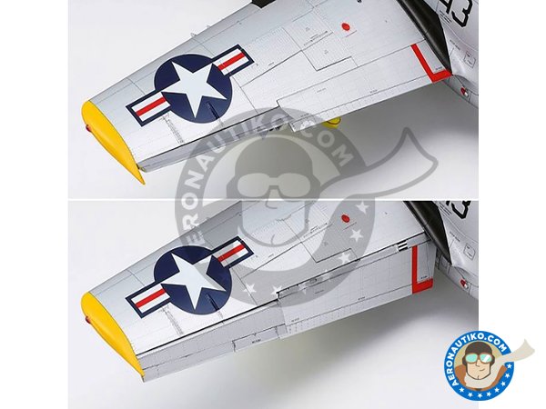Image 2: North American F-51D Mustang "Korean War" | Airplane kit in 1/32 scale manufactured by Tamiya (ref. 60328)