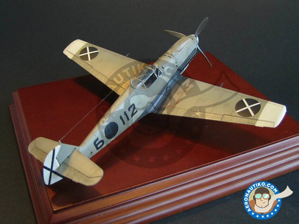 Image 2: Messerschmitt Bf109 E-3 | Airplane kit in 1/72 scale manufactured by Tamiya (ref. 60750)