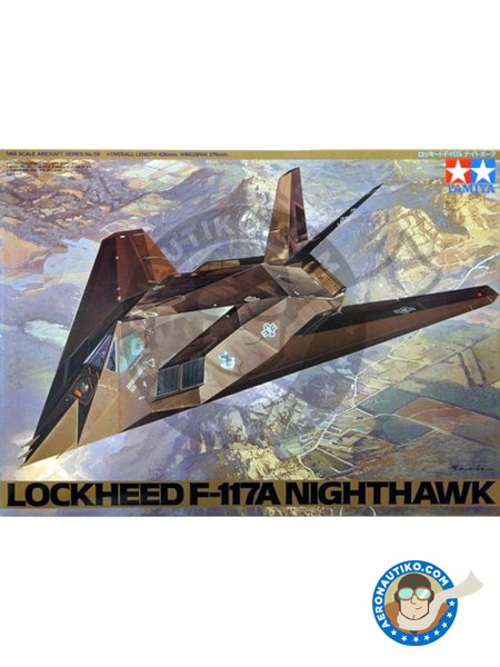 Lockheed F-117A Nighthawk | Airplane kit in 1/48 scale manufactured by Tamiya (ref. 61059) image