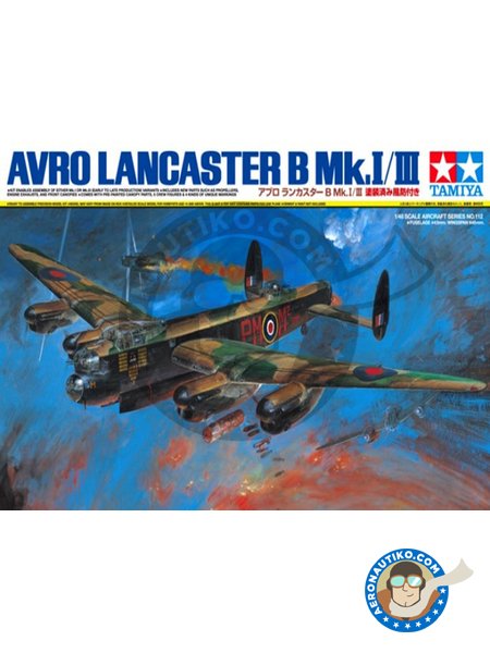 Avro Lancaster B Mk.I/III | Airplane kit in 1/48 scale manufactured by Tamiya (ref. 61112) image