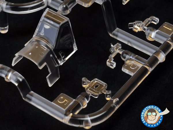 Image 10: Messerschmitt Bf109 G-6 "Gustav" | Airplane kit in 1/48 scale manufactured by Tamiya (ref. TAM61117)