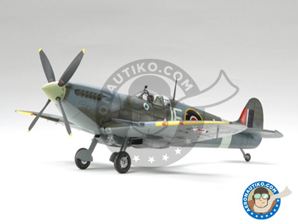 Image 3: Supermarine Spitfire Mk. IX C | Airplane kit in 1/32 scale manufactured by Tamiya (ref. 60319)