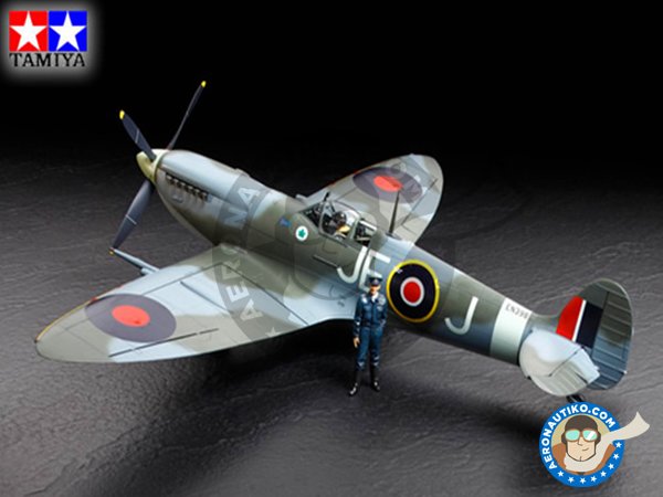 Image 5: Supermarine Spitfire Mk. IX C | Airplane kit in 1/32 scale manufactured by Tamiya (ref. 60319)