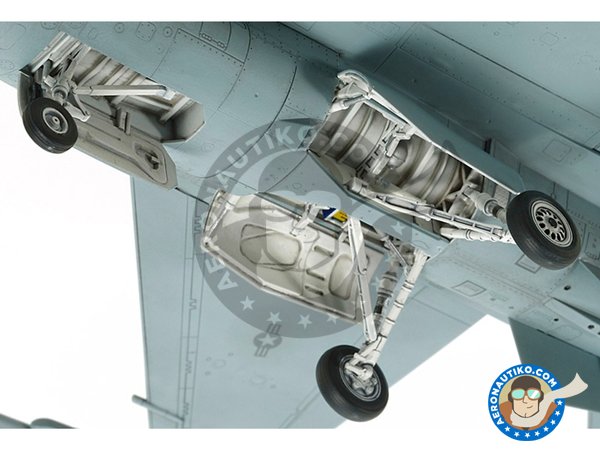 Image 4: LOCKHEED MARTIN F-16CJ [BLOCK 50] FIGHTING FALCON | Airplane kit in 1/72 scale manufactured by Tamiya (ref. TAM60786)