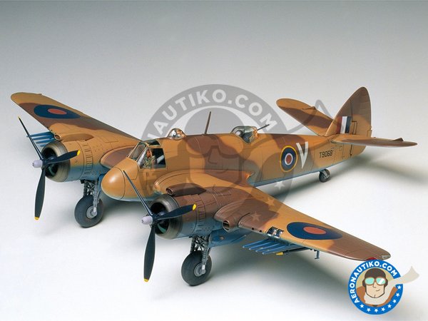Image 1: Bristol Beaufighter Mk.VI | Airplane kit in 1/48 scale manufactured by Tamiya (ref. TAM61053)