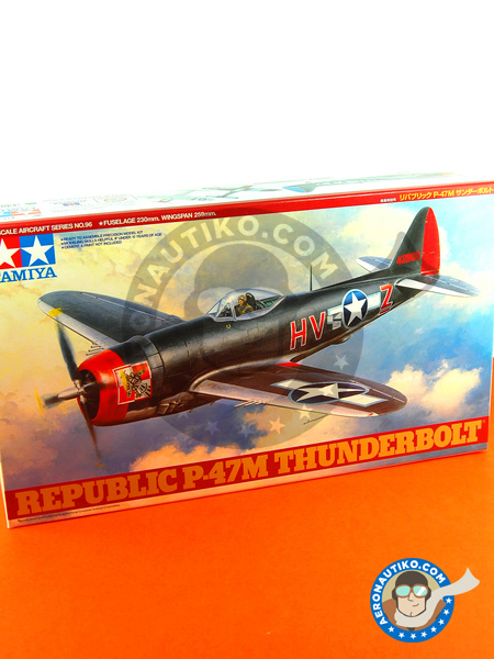 Republic P-47 Thunderbolt M | Airplane kit in 1/48 scale manufactured by Tamiya (ref. TAM61096) image
