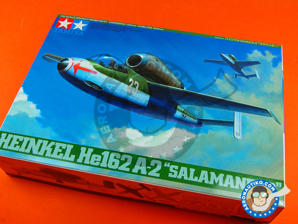 Image 1: Heinkel He 162 Salamander A2 | Airplane kit in 1/48 scale manufactured by Tamiya (ref. TAM61097)